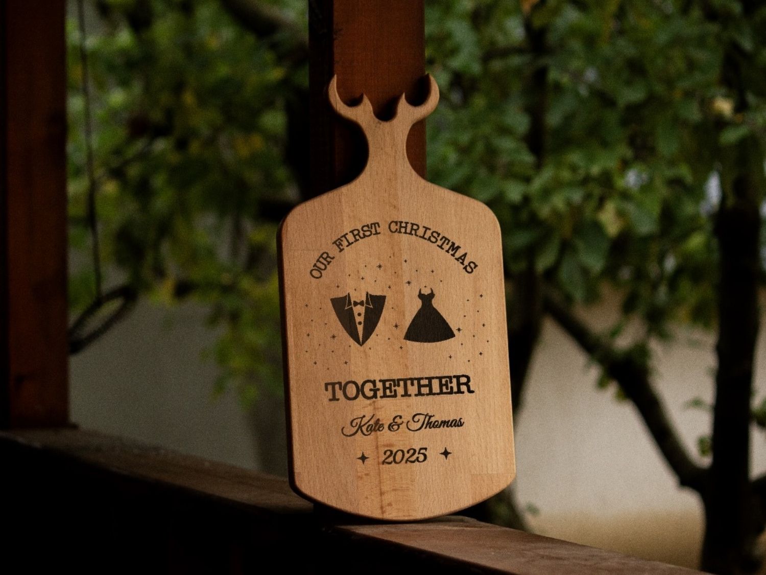 Personalized Christmas Cutting Board